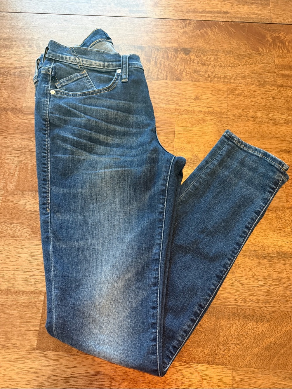 Rock & Republic Dark/Medium Blue Skinny Jeans Size 6